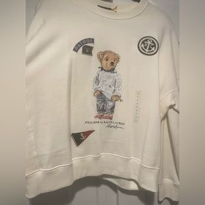 Women’s Polo Ralph Lauren Teddy Sweatshirt - size L- never worn- new with tags